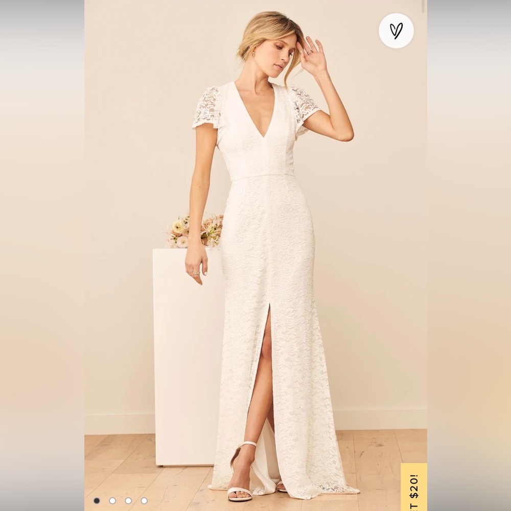 Open back wedding dress!